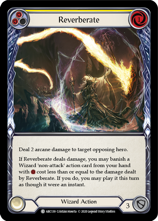 Reverberate (Yellow) [ARC139] Unlimited Normal | Card Citadel