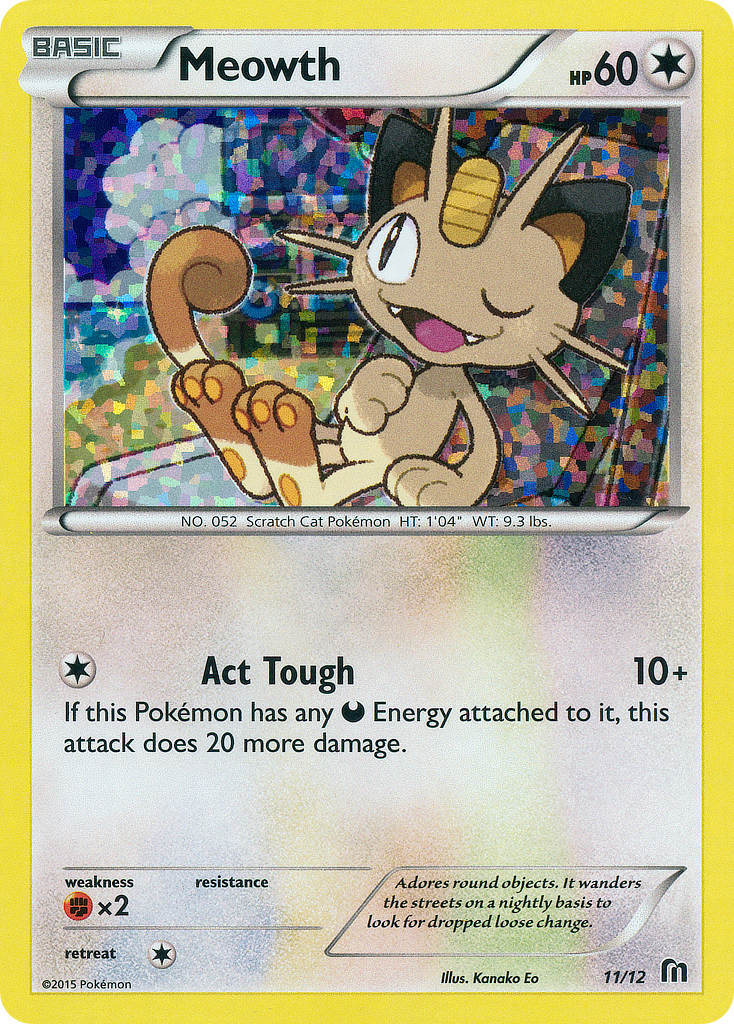 Meowth (11/12) [McDonald's Promos: 2016 Collection] | Card Citadel
