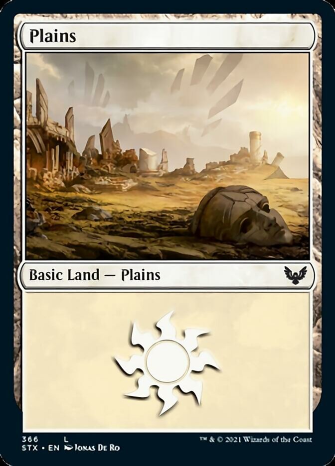 Plains (#366) [Strixhaven: School of Mages] | Card Citadel