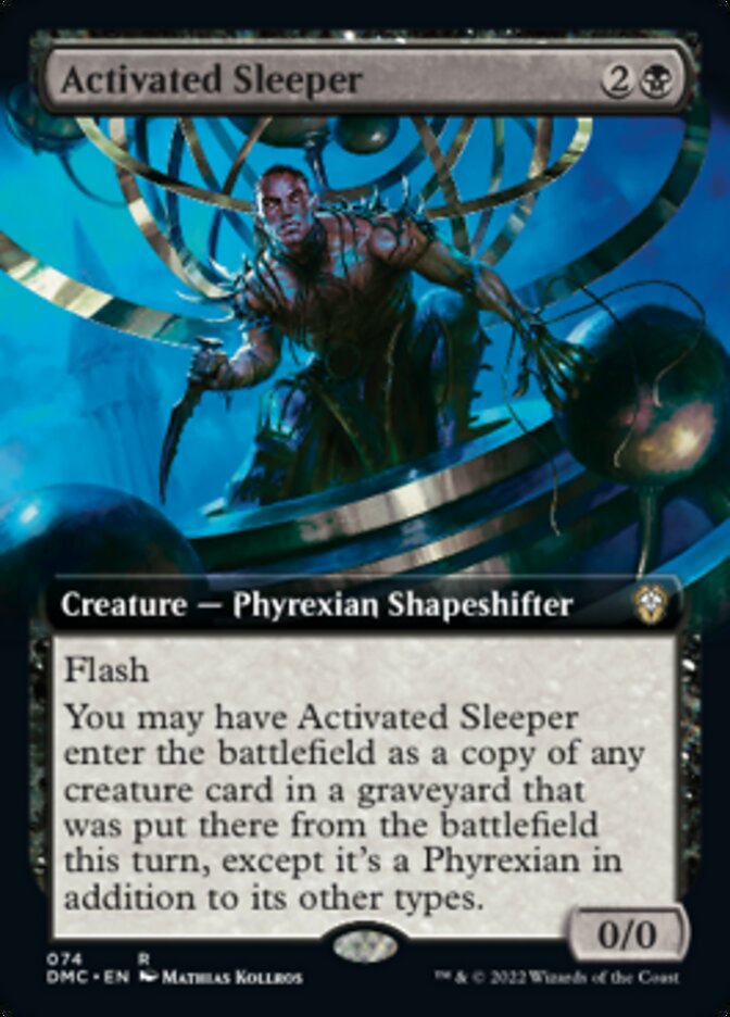 Activated Sleeper (Extended Art) [Dominaria United Commander] | Card Citadel