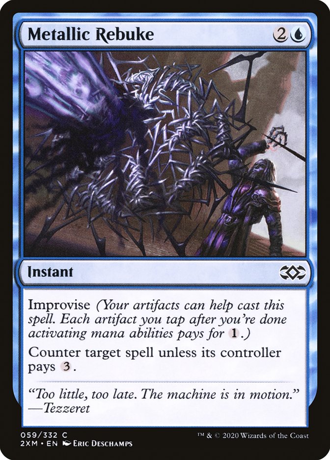 Metallic Rebuke [Double Masters] | Card Citadel
