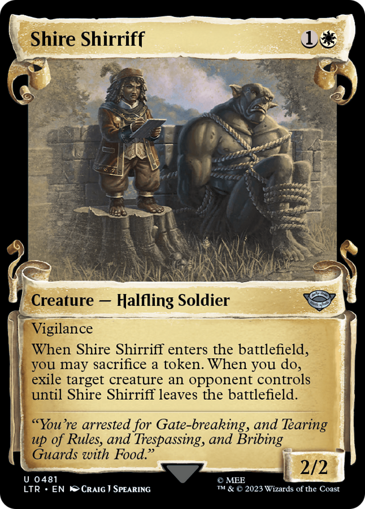 Shire Shirriff [The Lord of the Rings: Tales of Middle-Earth Showcase Scrolls] | Card Citadel