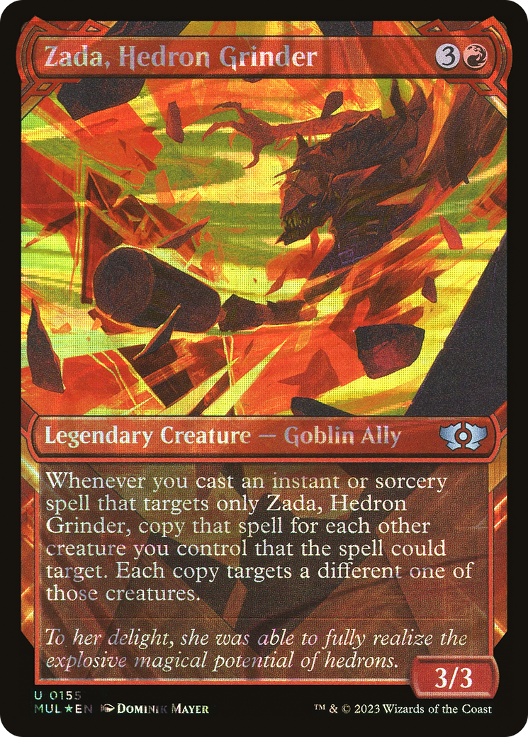 Zada, Hedron Grinder (Halo Foil) [Multiverse Legends] | Card Citadel