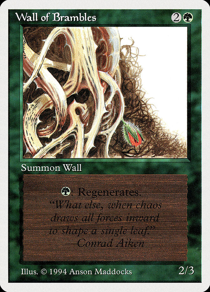 Wall of Brambles [Summer Magic / Edgar] | Card Citadel