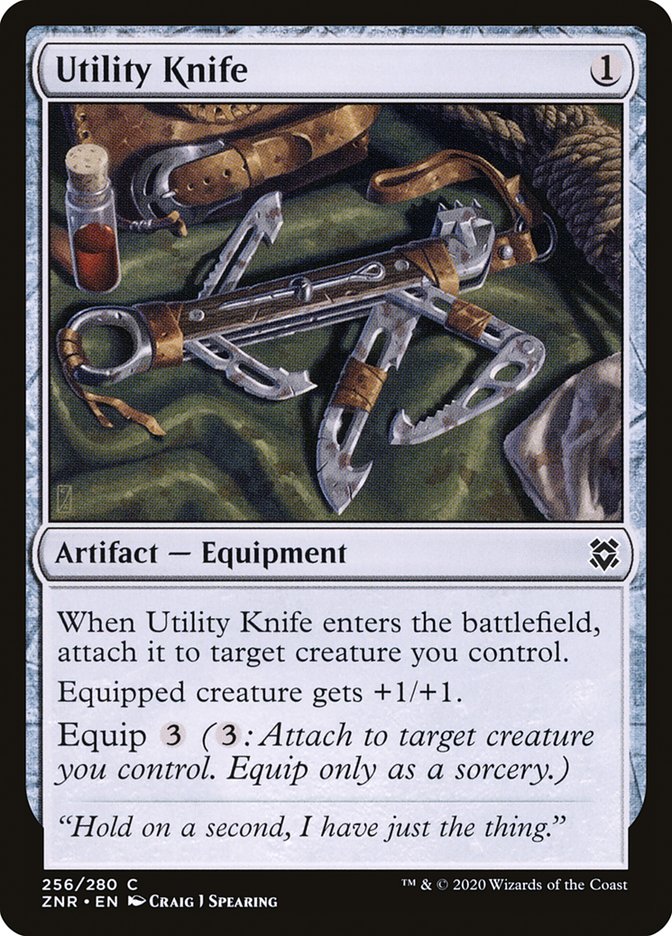 Utility Knife [Zendikar Rising] | Card Citadel