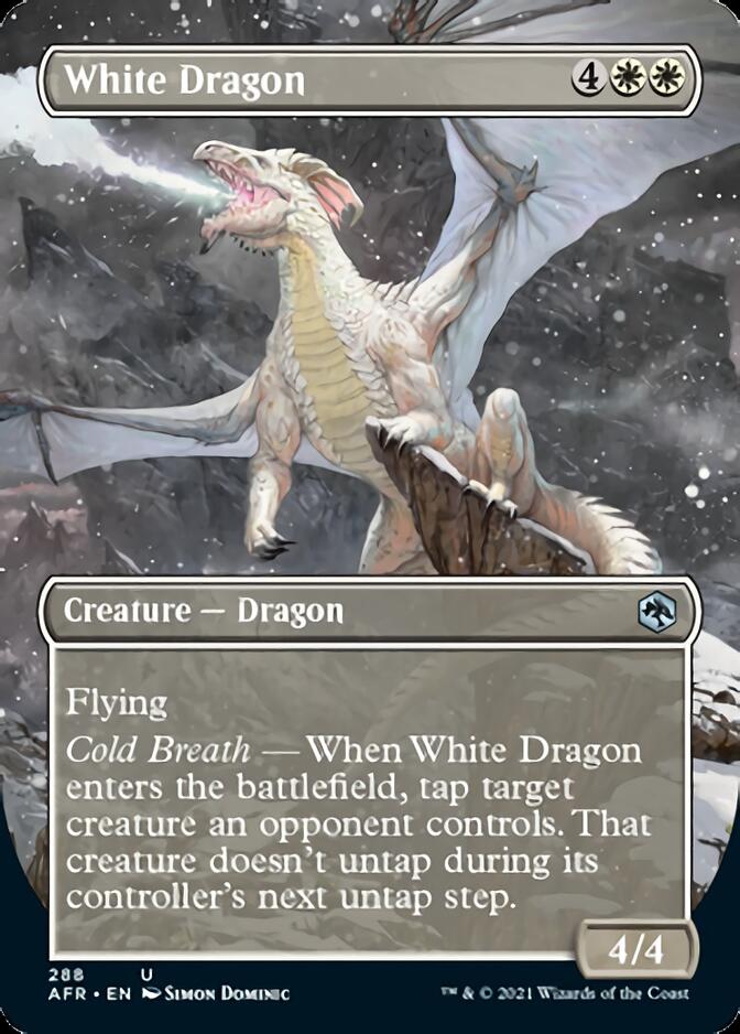 White Dragon (Extended) [Dungeons & Dragons: Adventures in the Forgotten Realms] | Card Citadel