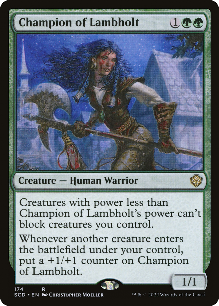 Champion of Lambholt [Starter Commander Decks] | Card Citadel