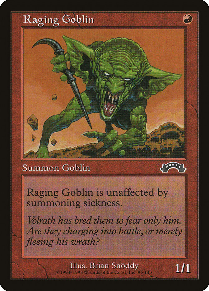 Raging Goblin [Exodus] | Card Citadel