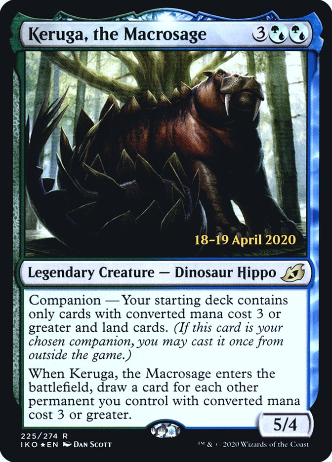 Keruga, the Macrosage  [Ikoria: Lair of Behemoths Prerelease Promos] | Card Citadel