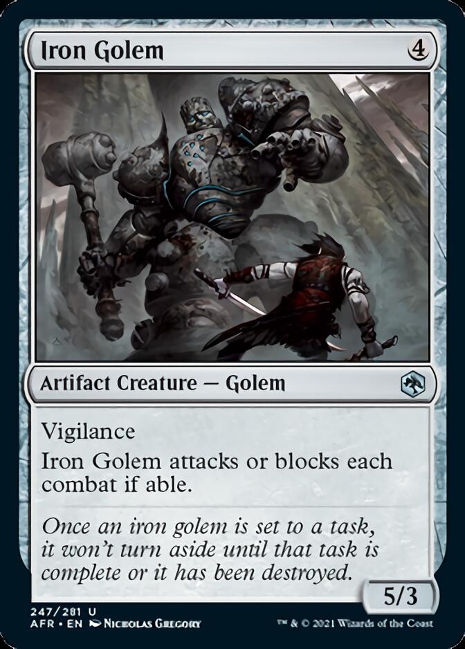 Iron Golem [Dungeons & Dragons: Adventures in the Forgotten Realms] | Card Citadel