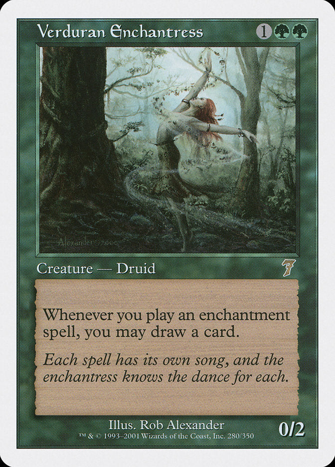 Verduran Enchantress [Seventh Edition] | Card Citadel