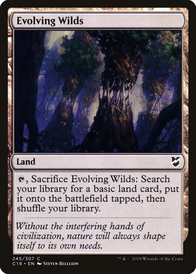 Evolving Wilds [Commander 2018] | Card Citadel