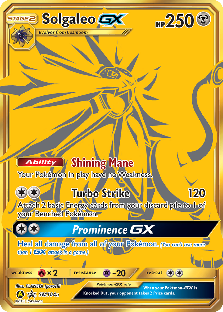 Solgaleo GX (SM104a) [Sun & Moon: Black Star Promos] | Card Citadel
