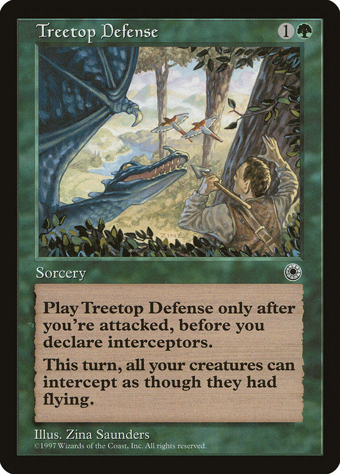 Treetop Defense [Portal] | Card Citadel
