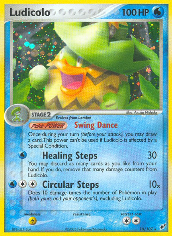 Ludicolo (10/107) [EX: Deoxys] | Card Citadel