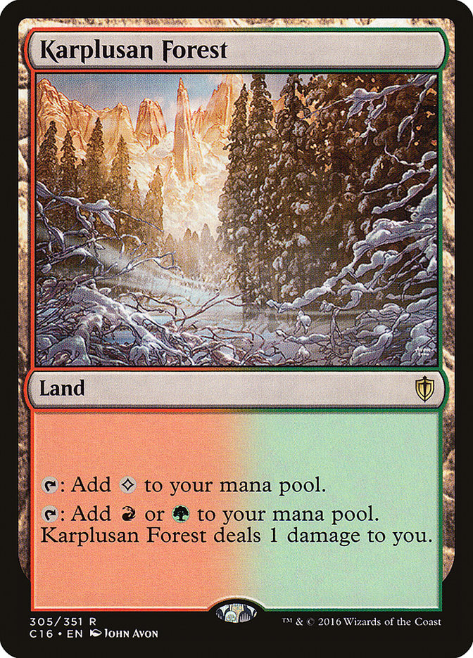 Karplusan Forest [Commander 2016] | Card Citadel