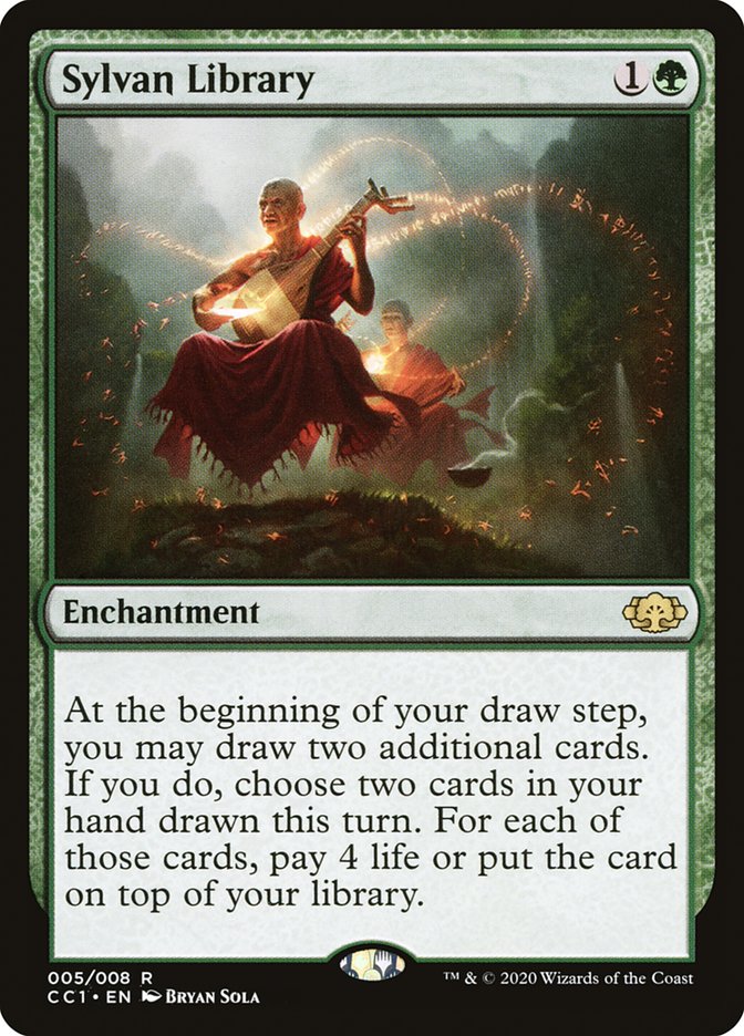 Sylvan Library [Commander Collection: Green] | Card Citadel