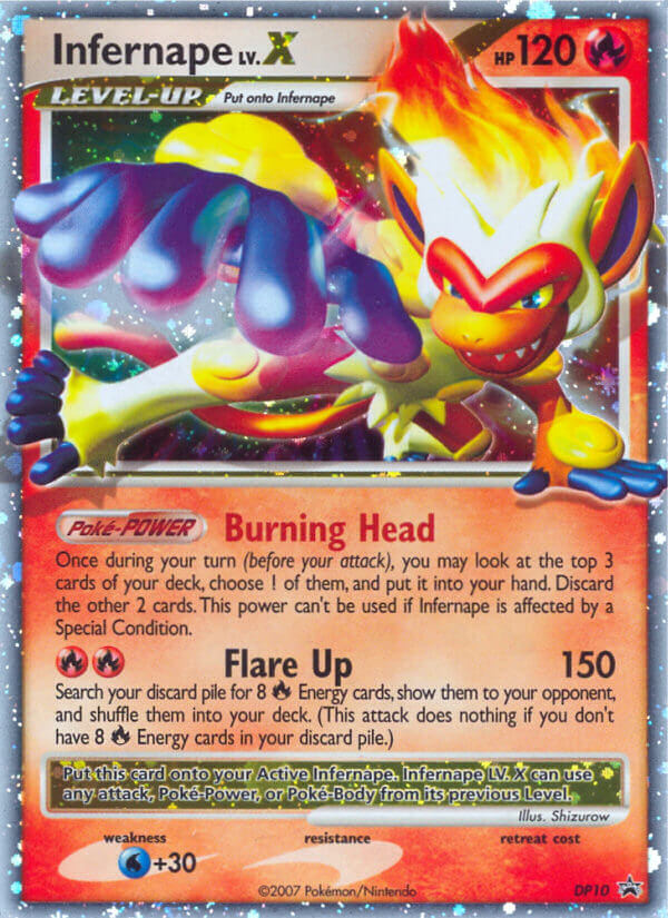 Infernape LV.X (DP10) [Diamond & Pearl: Black Star Promos] | Card Citadel