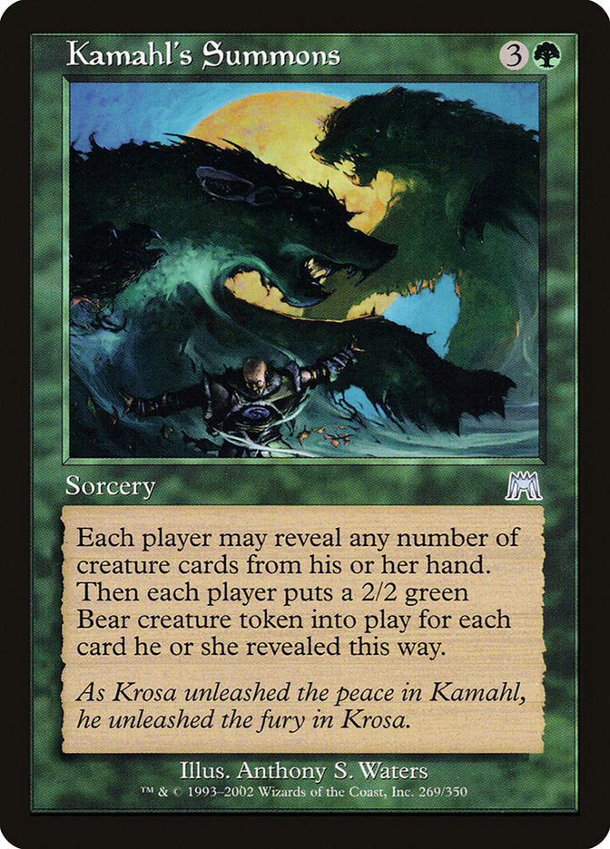 Kamahl's Summons [Onslaught] | Card Citadel