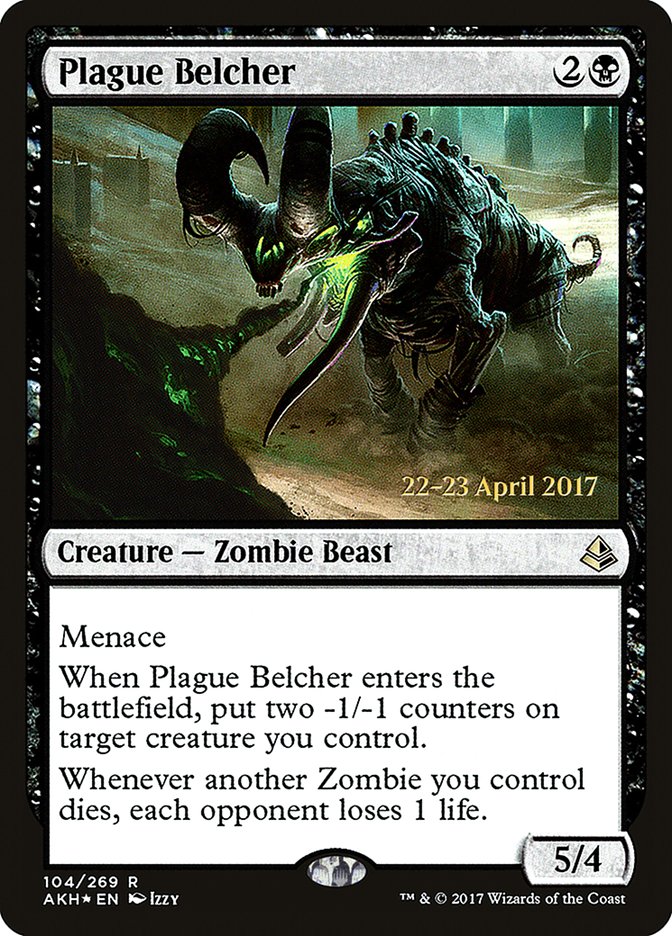 Plague Belcher (Prerelease Promo) [Amonkhet Prerelease Promos] | Card Citadel