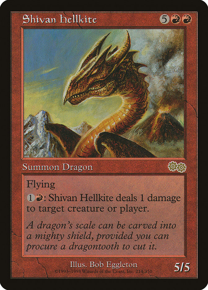 Shivan Hellkite [Urza's Saga] | Card Citadel