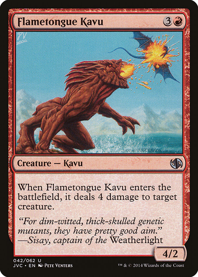 Flametongue Kavu [Duel Decks Anthology] | Card Citadel