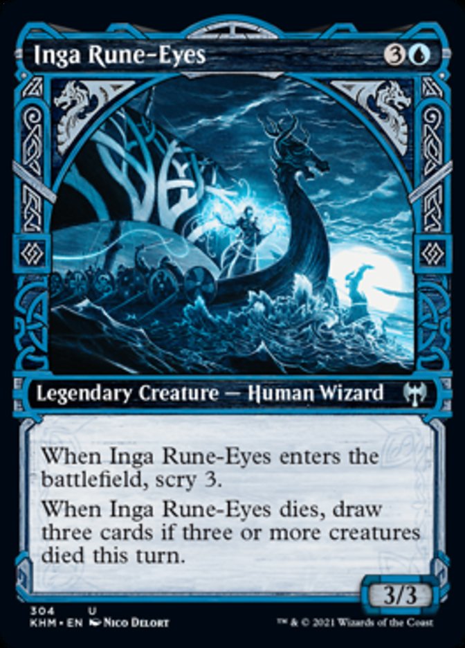 Inga Rune-Eyes (Showcase) [Kaldheim] | Card Citadel