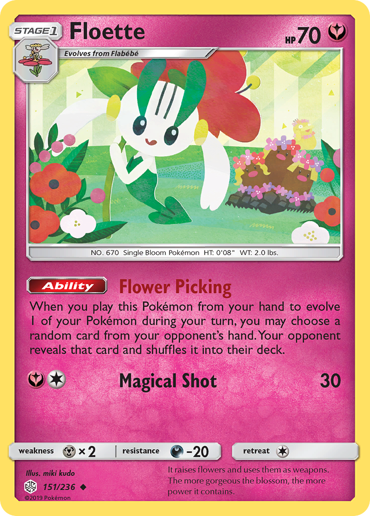 Floette (151/236) [Sun & Moon: Cosmic Eclipse] | Card Citadel