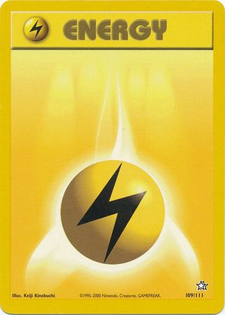 Lightning Energy (109/111) [Neo Genesis Unlimited] | Card Citadel