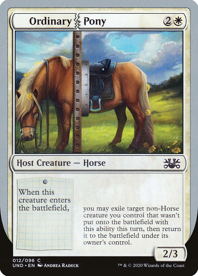 Ordinary Pony [Unsanctioned] | Card Citadel