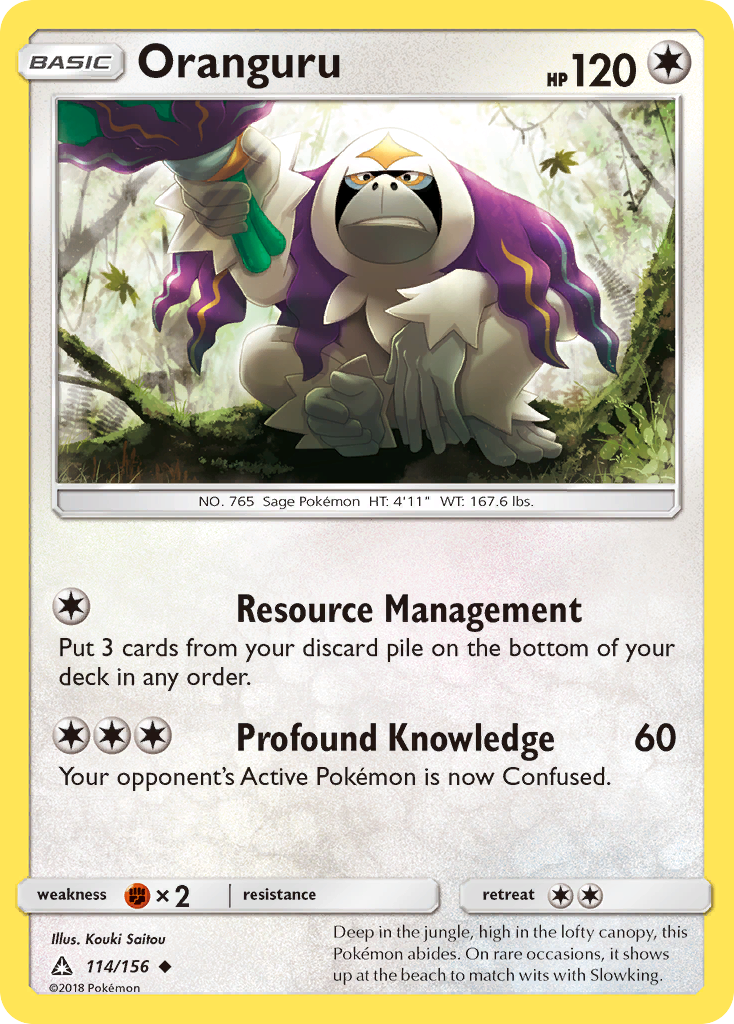 Oranguru (114/156) [Sun & Moon: Ultra Prism] | Card Citadel