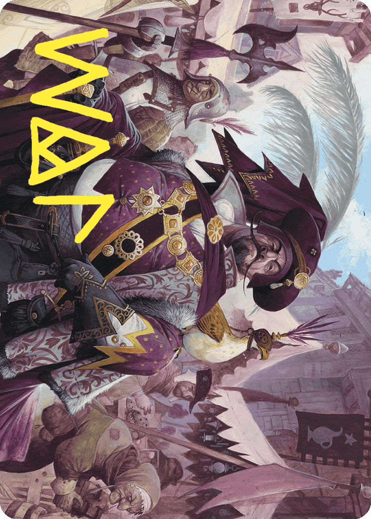 Discerning Financier Art Card (Gold-Stamped Signature) [Wilds of Eldraine Art Series] | Card Citadel