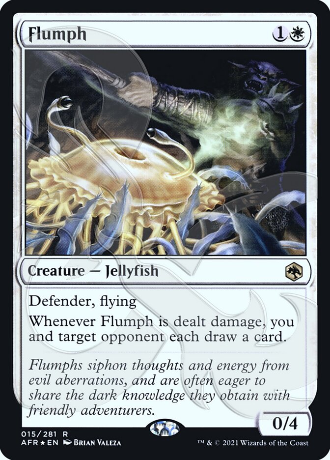 Flumph (Ampersand Promo) [Dungeons & Dragons: Adventures in the Forgotten Realms Promos] | Card Citadel