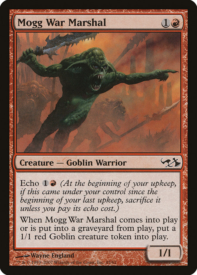 Mogg War Marshal [Duel Decks: Elves vs. Goblins] | Card Citadel