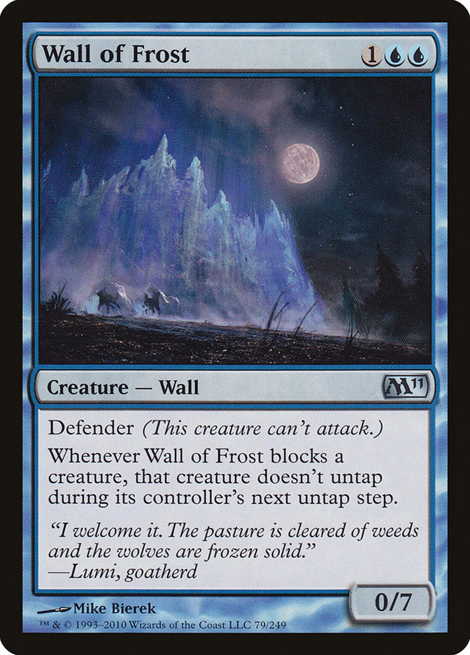 Wall of Frost [Magic 2011] | Card Citadel