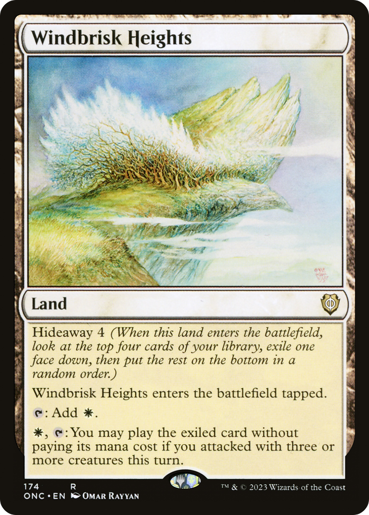 Windbrisk Heights [Phyrexia: All Will Be One Commander] | Card Citadel