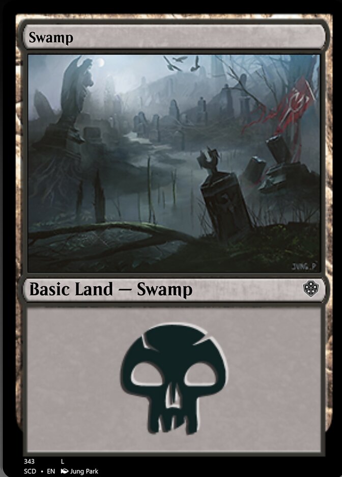 Swamp (343) [Starter Commander Decks] | Card Citadel