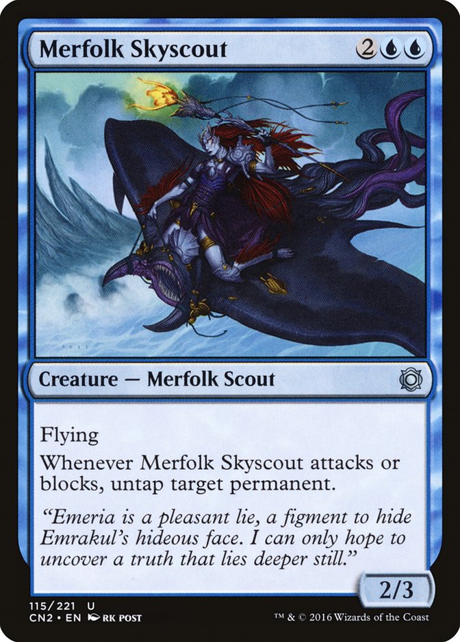 Merfolk Skyscout [Conspiracy: Take the Crown] | Card Citadel