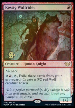 Kessig Wolfrider [Innistrad: Crimson Vow Prerelease Promos] | Card Citadel