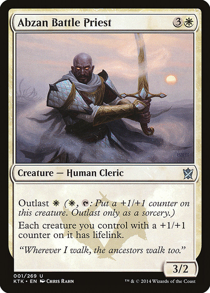 Abzan Battle Priest [Khans of Tarkir] | Card Citadel