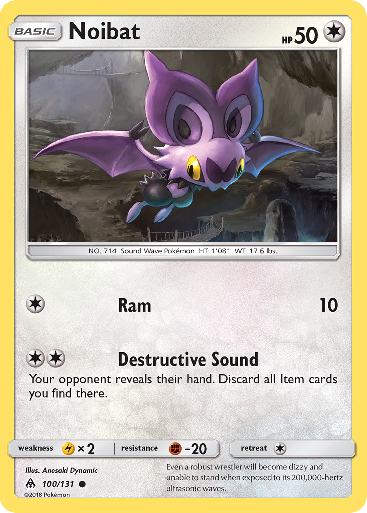 Noibat (100/131) [Sun & Moon: Forbidden Light] | Card Citadel