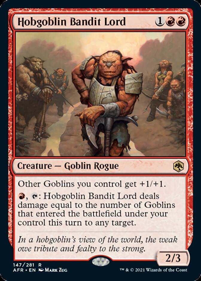 Hobgoblin Bandit Lord [Dungeons & Dragons: Adventures in the Forgotten Realms] | Card Citadel