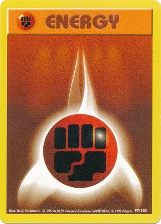 Fighting Energy (97/102) [Base Set Shadowless Unlimited] | Card Citadel