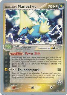 Team Aqua's Manectric (4/95) (Blaziken Tech - Chris Fulop) [World Championships 2004] | Card Citadel