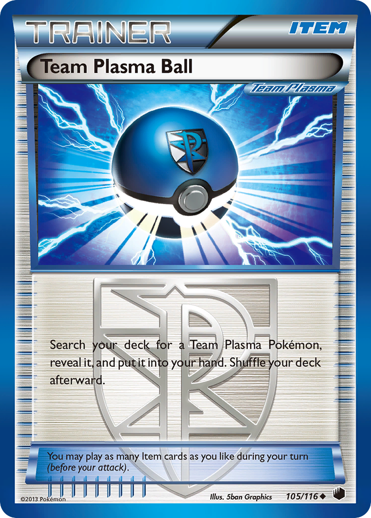 Team Plasma Ball (105/116) [Black & White: Plasma Freeze] | Card Citadel