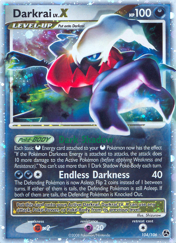 Darkrai LV.X (104/106) [Diamond & Pearl: Great Encounters] | Card Citadel