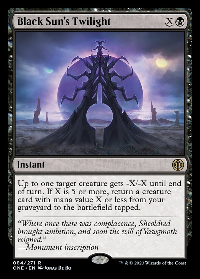 Black Sun's Twilight [Phyrexia: All Will Be One] | Card Citadel