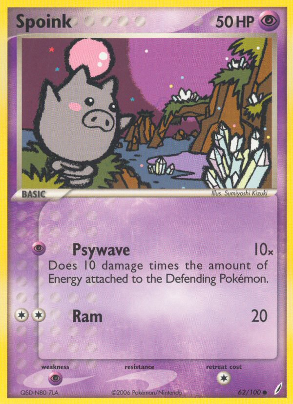 Spoink (62/100) [EX: Crystal Guardians] | Card Citadel