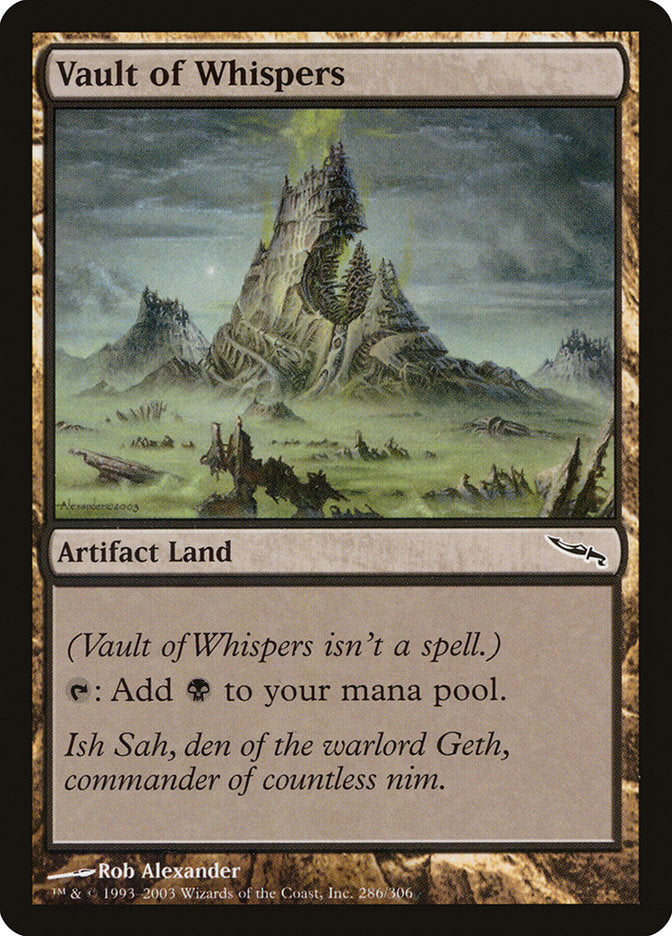 Vault of Whispers [Mirrodin] | Card Citadel