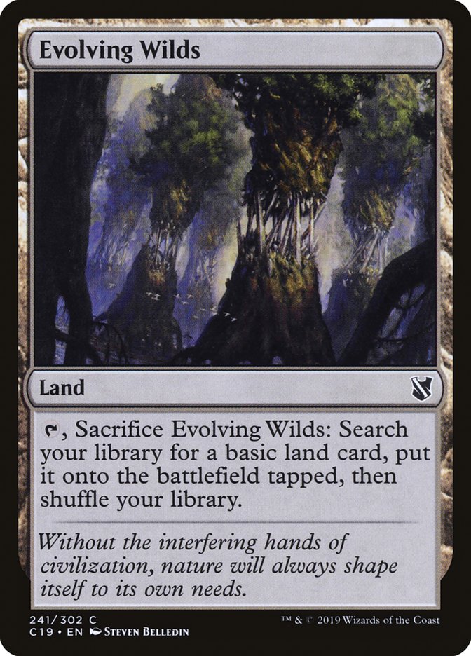 Evolving Wilds [Commander 2019] | Card Citadel